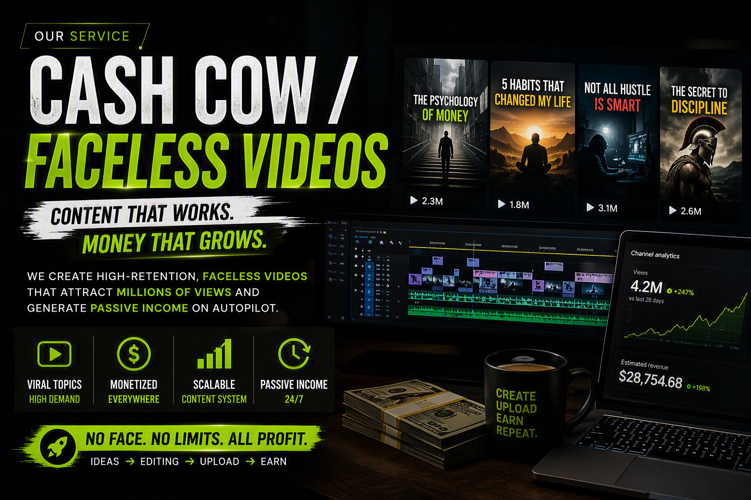 CashCow Video Editing Service